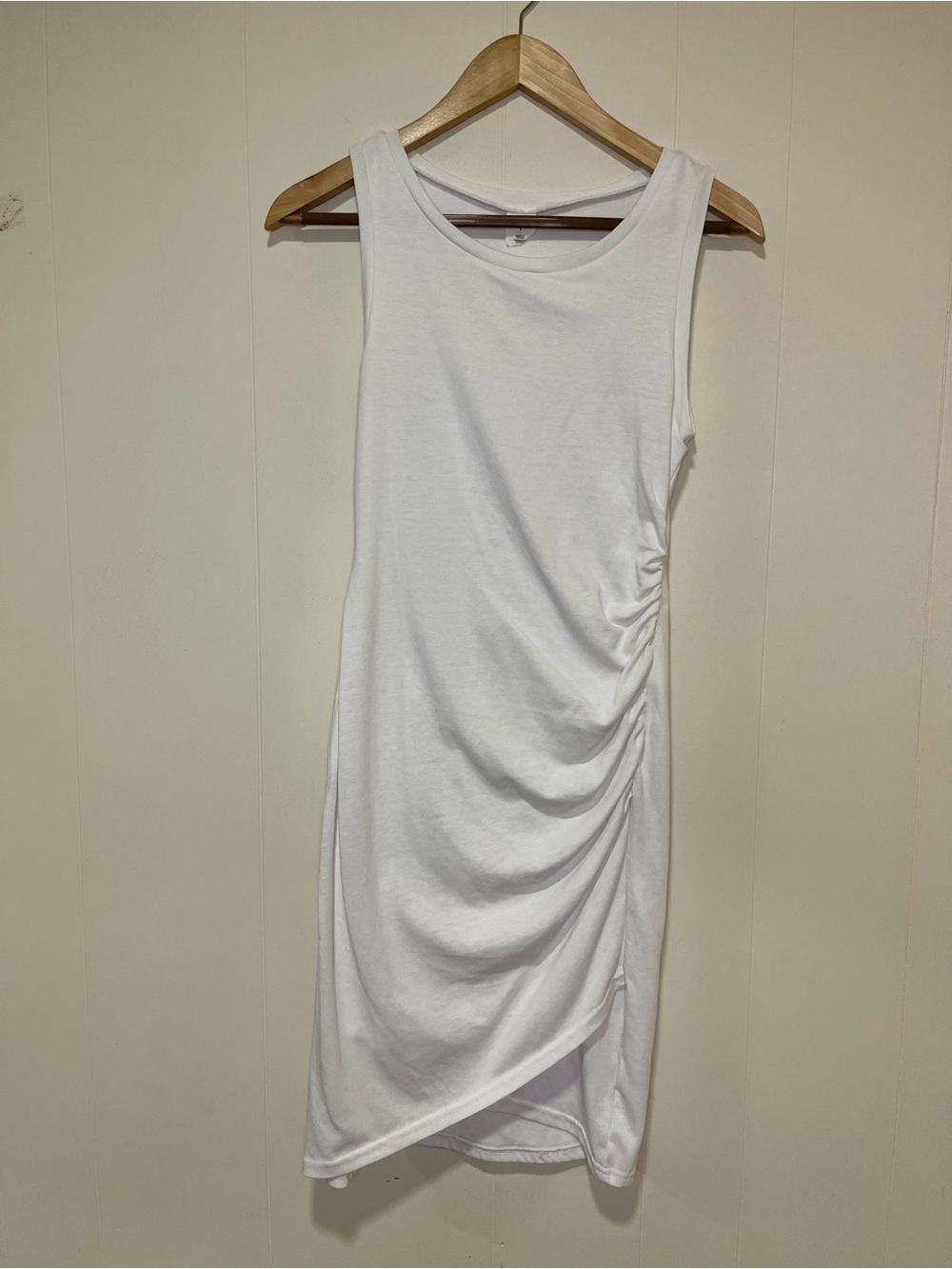 Melrose And Market White Size Small Shift Knee Length Sleeveless Dress